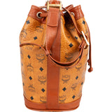 MCM Visetos Monogram Bucket Crossbody Bag
