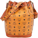 MCM Visetos Monogram Bucket Crossbody Bag