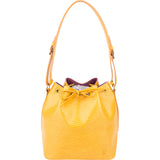Louis Vuitton Jaune Epi Leather Sac Noe Petit Shoulder Bag