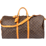 Louis Vuitton Canvas Monogram Keepall 60 Bandouliere