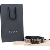 Gucci Black GG Monogram Belt