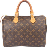 Louis Vuitton Canvas Monogram Speedy 30 Handbag