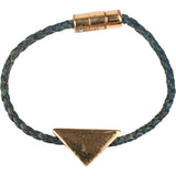 Prada  Braided Leather Triangle