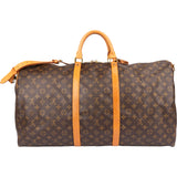 Louis Vuitton Canvas Monogram Keepall 60 Bandouliere