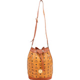 MCM Visetos Monogram Bucket Crossbody Bag
