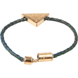 Prada  Braided Leather Triangle