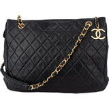 Chanel Quilted Lambskin CC Shoulder Bag