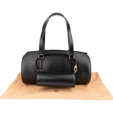 Louis Vuitton Noir Epi Leather Soufflot Set Handbag