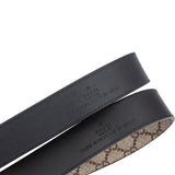 Gucci Black GG Monogram Belt