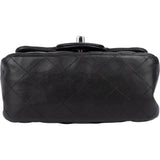 Chanel Quilted Lambskin Palladium Single Flap Crossbody Bag