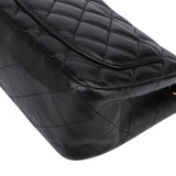 Chanel Quilted Lambskin Palladium Single Flap Crossbody Bag