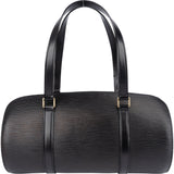 Louis Vuitton Noir Epi Leather Soufflot Set Handbag