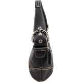 Coach Black Leather Hobo Handbag