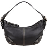 Coach Black Leather Hobo Handbag