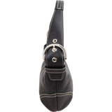 Coach Black Leather Hobo Handbag
