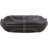 Coach Black Leather Hobo Handbag