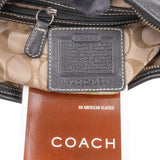 Coach Black Leather Hobo Handbag