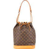 Louis Vuitton Canvas Monogram Sac Noe Grande Shoulder Bag
