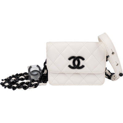 Chanel Quilted Caviar Leather Single Flap Belt Bag