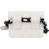 Chanel Quilted Caviar Leather Single Flap Belt Bag