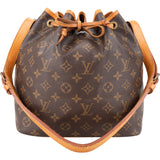 Louis Vuitton Canvas Monogram Sac Noe Petit Shoulder Bag