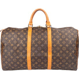 Louis Vuitton Canvas Monogram Keepall 50