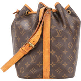 Louis Vuitton Canvas Monogram Sac Noe Petit Shoulder Bag