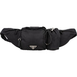 Prada Black Nylon Triangle Crossbody Bumbag