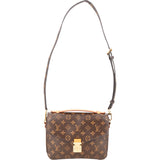 Louis Vuitton Canvas Monogram Metis Handbag