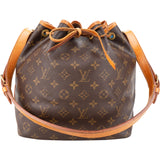 Louis Vuitton Canvas Monogram Sac Noe Petit Shoulder Bag