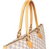 Louis Vuitton Damier Azur Monogram Saleya MM Handbag