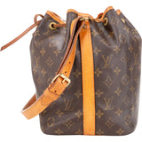 Louis Vuitton Canvas Monogram Sac Noe Petit Shoulder Bag