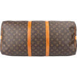 Louis Vuitton Canvas Monogram Keepall 55 Bandouliere