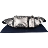 Prada Silver Line Triangle Crossbody Bumbag