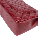 Chanel Quilted Caviar Leather Palladium Jumbo Single Flap Crossbody Bag