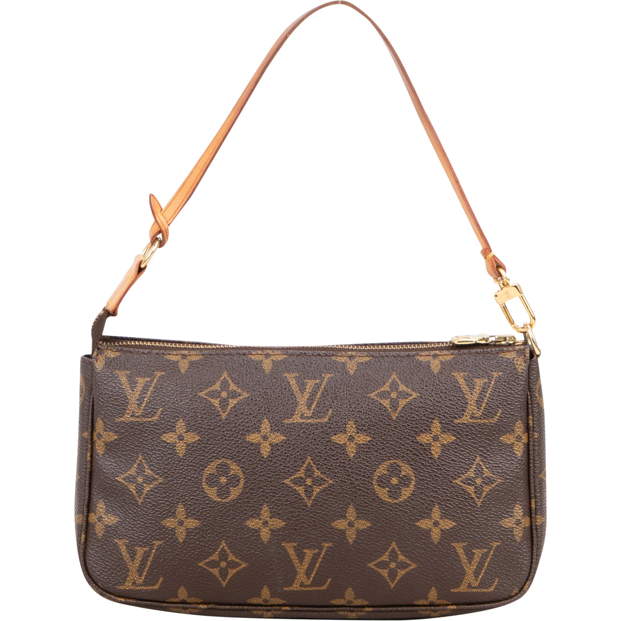 Louis Vuitton Canvas Monogram Pochette Accessoire Handbag - vintageandkickz