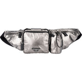 Prada Silver Line Triangle Crossbody Bumbag