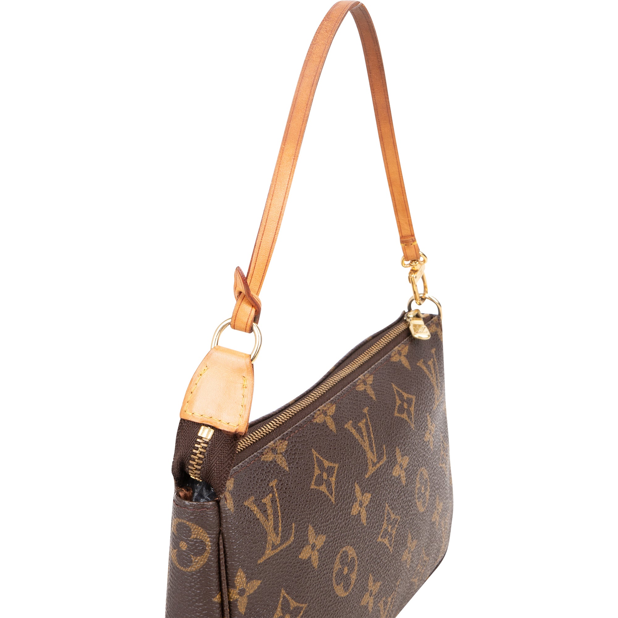 Louis Vuitton Canvas Monogram Pochette Accessoire Handbag - vintageandkickz