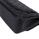 Chanel Quilted Caviar Leather Jumbo Double Flap Crossbody Bag