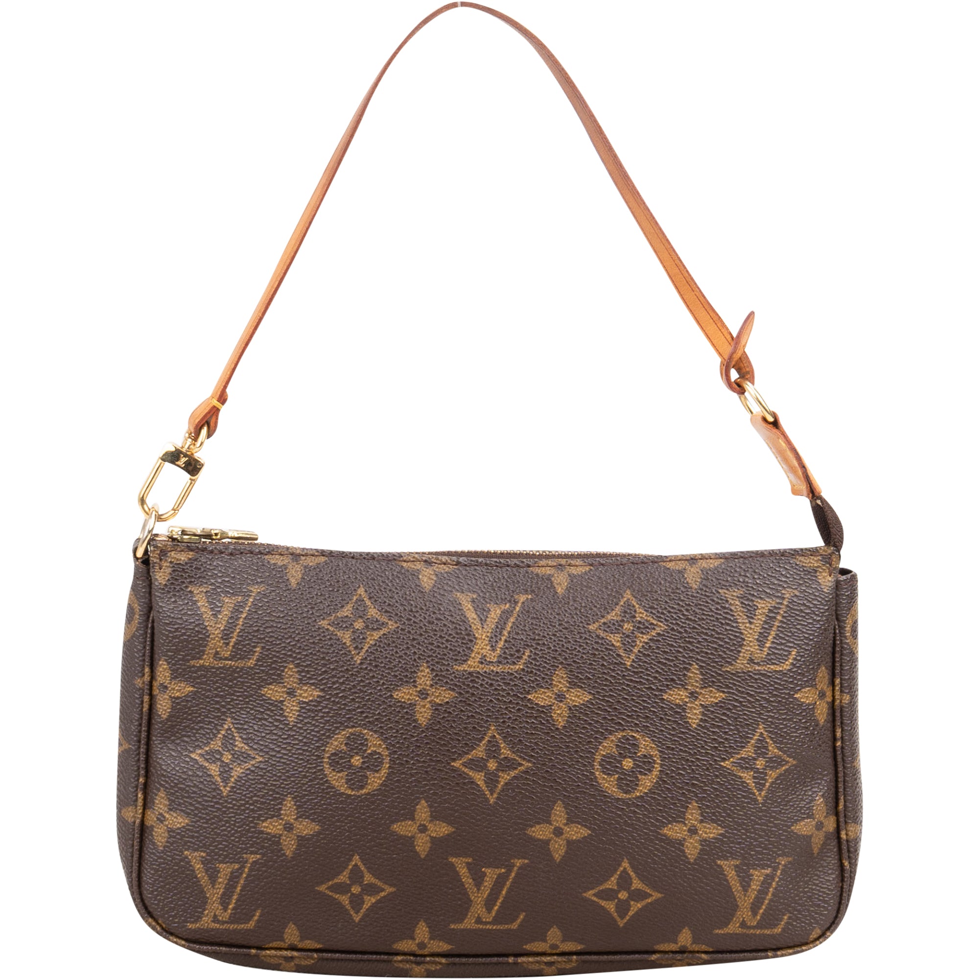 Louis Vuitton Canvas Monogram Pochette Accessoire Handbag - vintageandkickz