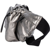 Prada Silver Line Triangle Crossbody Bumbag