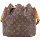 Louis Vuitton Canvas Monogram Sac Noe Petit Shoulder Bag