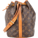 Louis Vuitton Canvas Monogram Sac Noe Petit Shoulder Bag