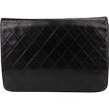 Chanel Quilted Lambskin 24K Gold Single Flap Shoulder Bag