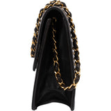 Chanel Quilted Lambskin 24K Gold Single Flap Shoulder Bag