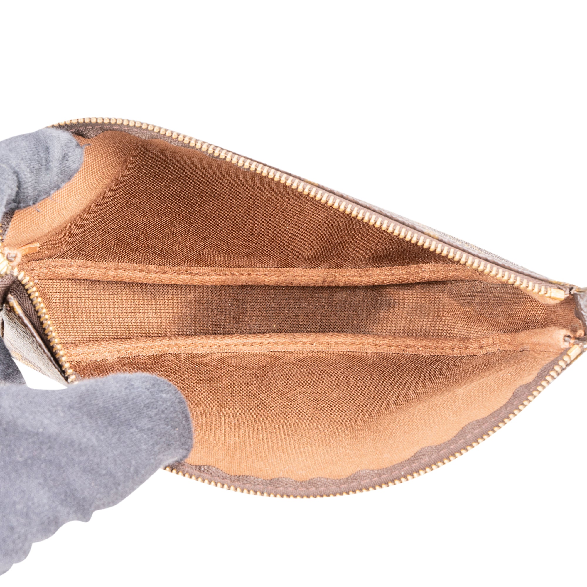 Louis Vuitton Canvas Monogram Pochette Accessoire Handbag - vintageandkickz