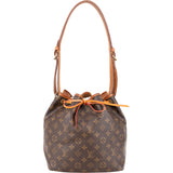 Louis Vuitton Canvas Monogram Sac Noe Petit Shoulder Bag
