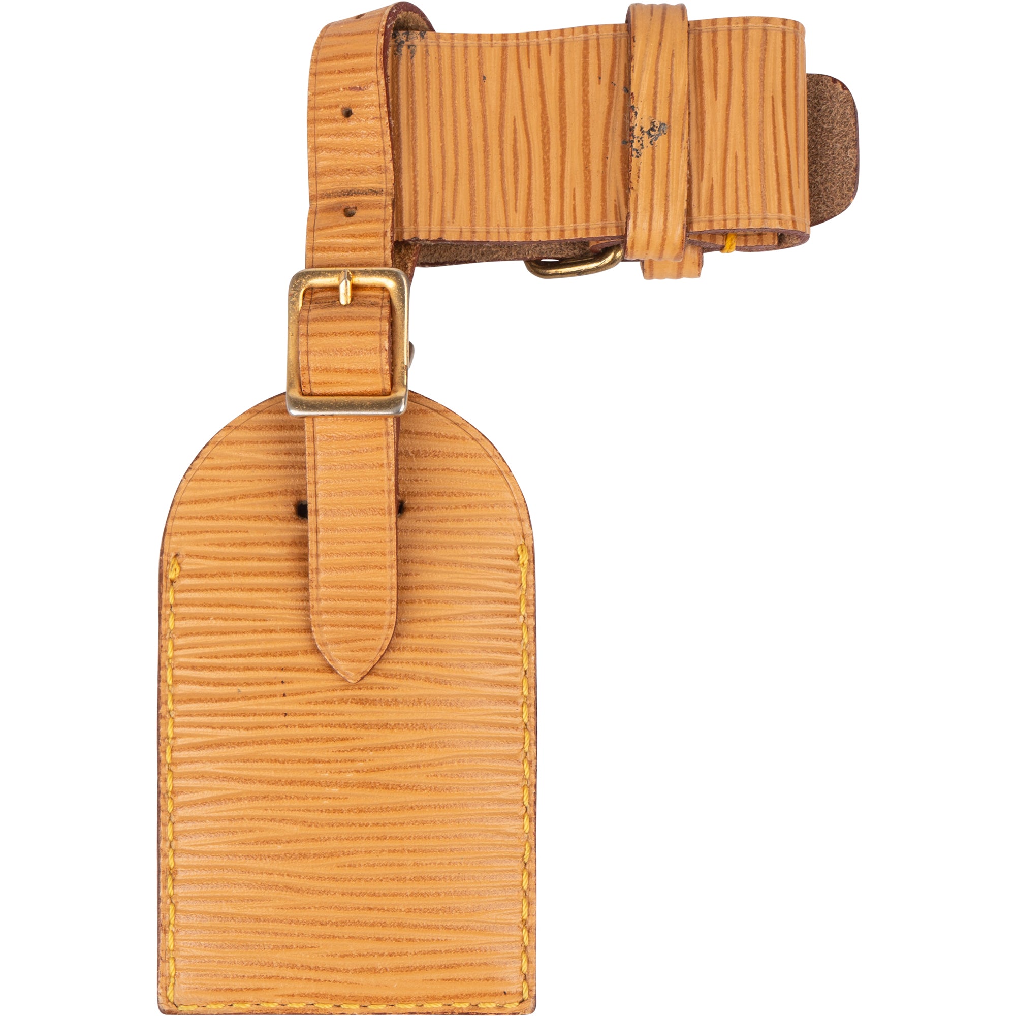 Louis Vuitton Leather Luggage Tags - vintageandkickz