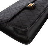 Chanel Quilted Lambskin 24K Gold Single Flap Shoulder Bag