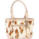 Christian Dior Animal Print Saint Tropez Handbag